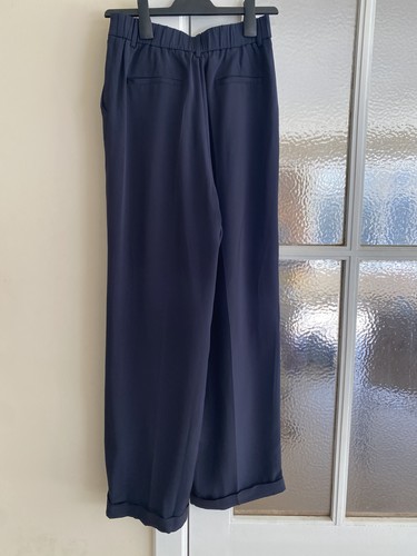 Size uk10 100 silk blue - s,
