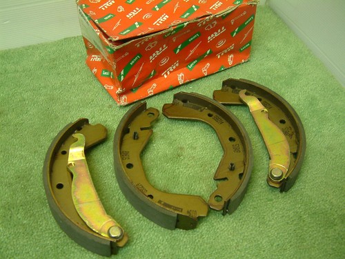 Rear brake shoe set - for, opel
