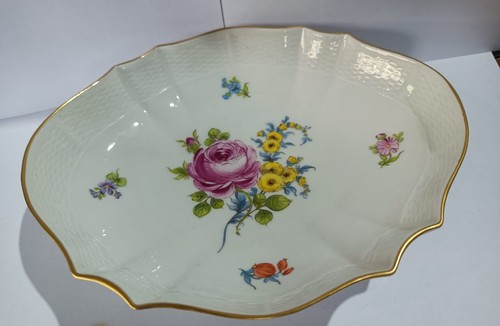 Dresden porcelain bowl hand