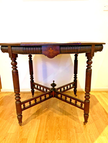 Victorian octagonal rosewood - victorian,
