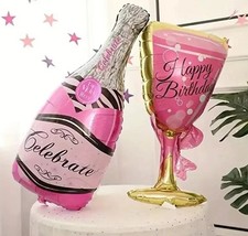 Large Champagne Wine Glass+