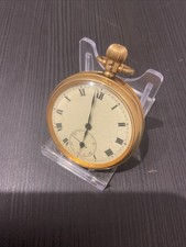 18ct Gold Open Faced Pocket Watch  - Dennison Watch Case Co. - Rolex Movement