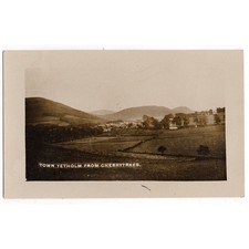 TOWN YETHOLM From Cherrytrees, Roxburghshire RP Postcard Unused