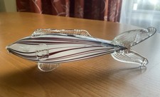 Murano Vintage Art Glass Fish Ornament Small
