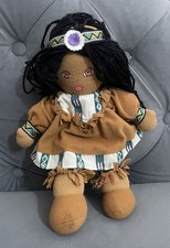 Vintage Pocahontas Rag Doll Plush Doll Soft Toy Dandee International 30cm