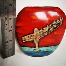 Signed Anita Harris Angel Of The North Pottery