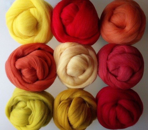 Warm colour family merino - colour,