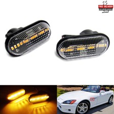 2x Clear Side Indicator LED