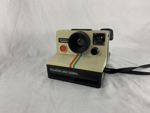 Polaroid 1000 land camera - polaroid, red