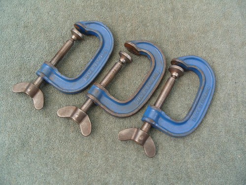 Three record clamps - three, 2"