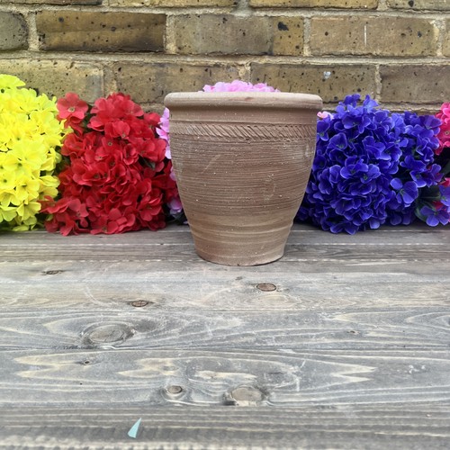 Terracotta pot hand made - terracotta,