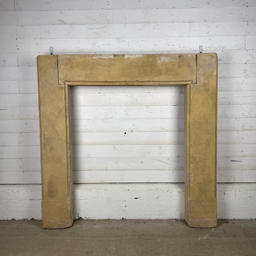 Antique carved stone fireplace - antique,
