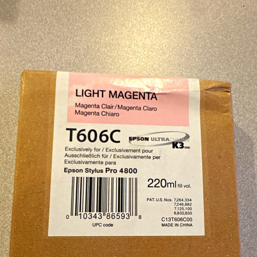 Epson genuine t606c light - genuine,