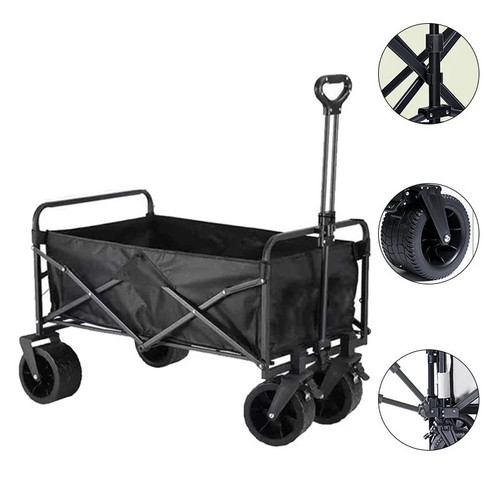 Folding garden wagon - garden, cart