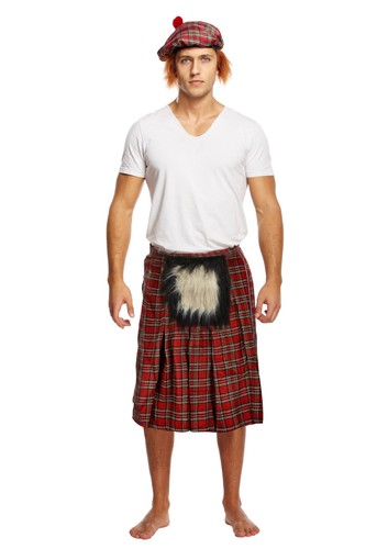 Scottish adult kilt with - adult,