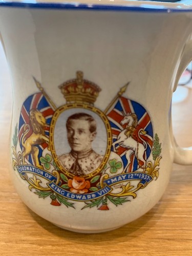 Edward viii coronation ceramic - coronation,