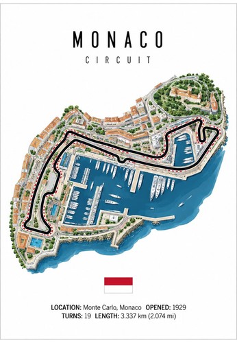 Monaco grand prix circuit - grand,