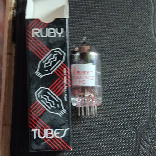 Ruby 12ax7acz vacuum tube - hg,