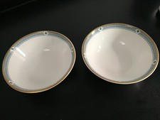 2x M&S St Michael Felsham Fine Bone Desert Cereal Bowls 2605