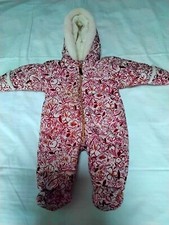 Nutmeg  Girls  Snow Pram Suit Cream Mix  Age 3-6 Months  BNWOT