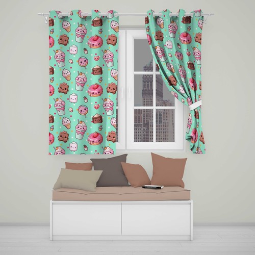Blackout eyelet curtains - eyelet,