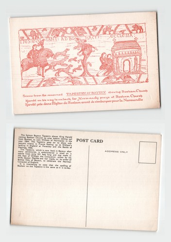 Postcard bayeux tapestry - postcard,