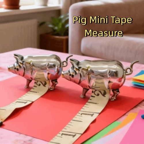 Pig measuring tape small - pig,