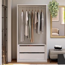 Extra Wide Modular Wardrobe w/