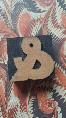 Wooden letterpress printing - wooden,
