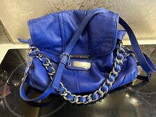 B Makowsky  Fabulous blue  leather Handbag. Excellent condition.