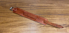 12mm brown leather handmade