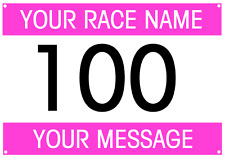 Personalised Running Race Bib numbers 5K 10K Half Marathon Packs of 100,200,500