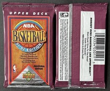 Upper Deck 1991 NBA Basketball 12 Cards Pack Sealed Jordan, Bird, Magic