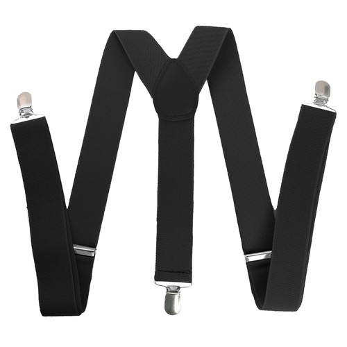 Black braces adjustable - black,
