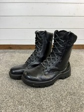 Ex Police Black Leather Boots