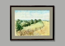 Cornfield with Trees - a field