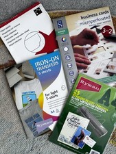 Inkjet Labels Transfer Sheets Business Card Sheets Transparency Lamination MIX