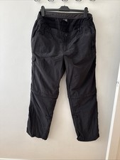 Ladies Karrimor Walking Trousers Grey  Size 18. Wear Long,  Cropped or Short VGC