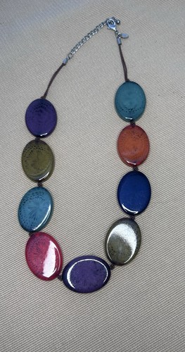 Beaded necklace - beaded,
