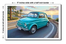 1970 Fiat 500L - 11x17 Poster