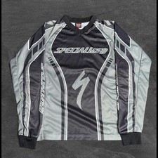 vintage specialized enduro downhill cycling long sleeve jersey size large