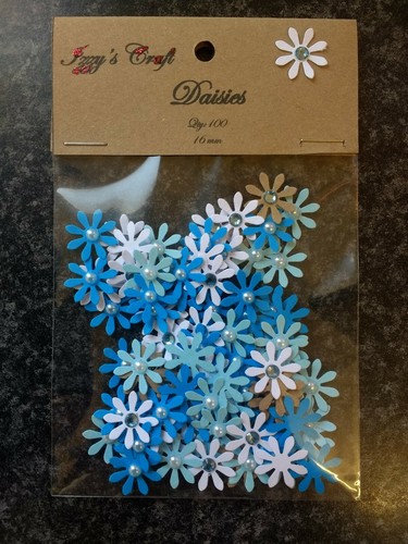 100 paper daisy flowers card - daisy,
