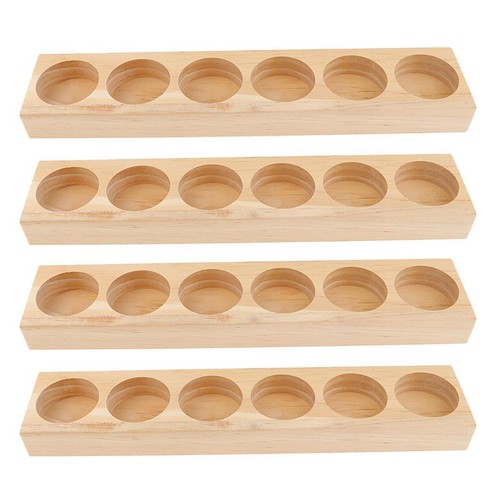 4pcs wooden essential oil - 4pcs,