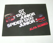 Brochure Alfa Romeo GT 1300