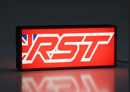Rst style led light - rst, sign