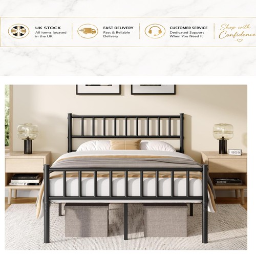 Industrial 4ft double bed - industrial,