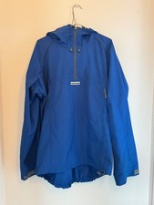 Paramo Fuera Jacket Mens Large Blue Cobalt Smock Windproof Pullover Rain Hiking