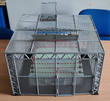 JAKKS WWE HELL in a CELL PLAYSET 21"x21" COMPLETE w/ RING & INSTRUCTIONS⭐CAGE