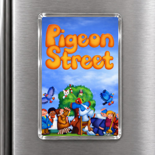 Pigeon street show acrylic - pigeon,