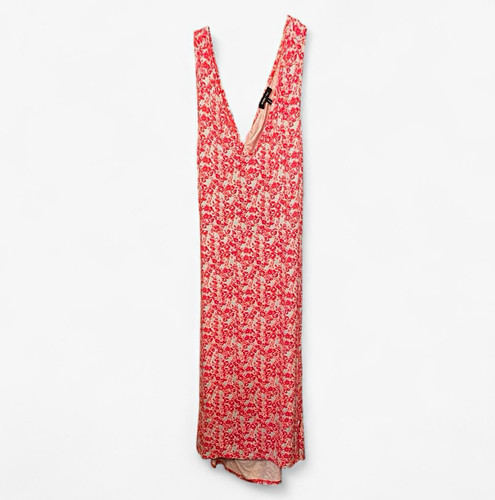 Bcbg paris pink floral wrap - paris,